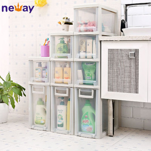 Household Toilet Storage Shelves Shower Room Plastic Storage Cabinet
