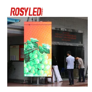 Topkwaliteit Outdoor Waterdichte Straat Pole Poster Billboard Video Wall Reclame Scherm P2.5 P3 P4 P5 P6 Led Display