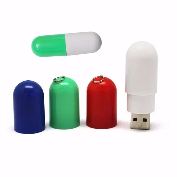 Pillole USB Flash Drive USB 2.0 medicina medico pillola penna aziona capsule USB dischi Memory Stick regali promozionali