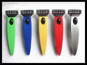 Gros <span class=keywords><strong>mach</strong></span> <span class=keywords><strong>5</strong></span> lame <span class=keywords><strong>rasoir</strong></span>, Bleu, rouge, jaune, noir couleur en plastique poignée - Product Image 1