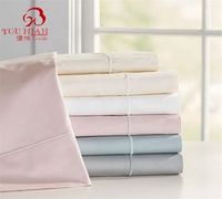 Parure de lit en bambou, drap de lit King Size 100%, vente en gros, hôtel