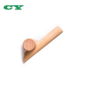 Moderna <span class=keywords><strong>Parete</strong></span> di Legno Montato 5 Ganci Cappotto e Cappello Rack Hanger con Pioli - Product Image 2