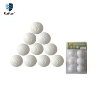 Bola de golfe oco para caiton b101, brinquedo de plástico colorido sem furos, prática interna, bola de treinamento, atacado de fábrica
