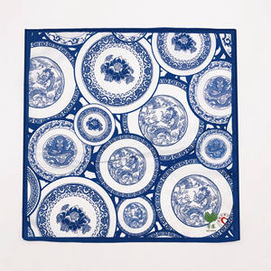 Tùy Chỉnh 100% Cotton In Khăn Tay Món Quà Nhật Bản Gói Furoshiki Hai Mặt Vải - Product Image 2