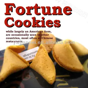 Metal Chinese Fortune Cookie Gift Keychain