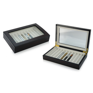 10 Rows Cherry Wooden Fountain Pen Storage and <strong>Collection</strong> <strong>Box</strong> - Product Image 4