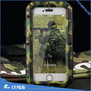 For iphone 6 7 8 Case, 2 in 1 Camouflage Mobile Phone Case 360 degree full coverage Protective cover Shell for iPhone X case