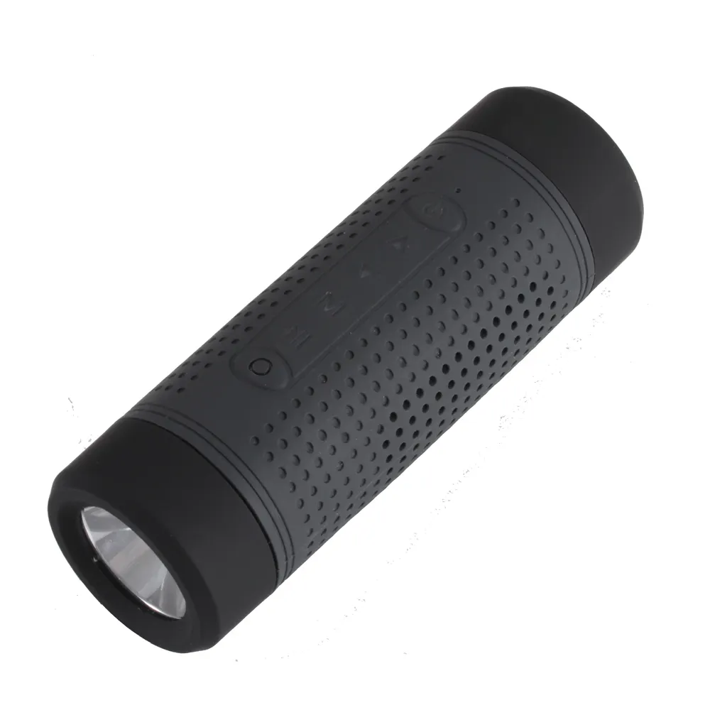 Musica della torcia della bici ciclismo BT speaker, Bici Senza Fili Portatile della banca di potere altoparlante, BT Altoparlante con la Torcia Elettrica