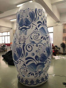 Mooie Matroesjka Opblaasbare Russische Pop Voor Decoraties Gratis Verzending Cartoon Stijl - Product Image 4