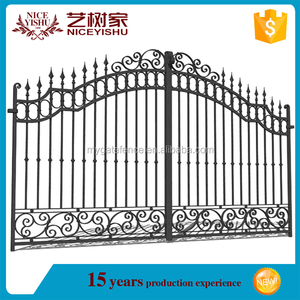 Nuevo diseño casa diseños de la <span class=keywords><strong>puerta</strong></span> principal, <span class=keywords><strong>Puerta</strong></span> de hierro forjado, Fábrica de la <span class=keywords><strong>puerta</strong></span> de entrada - Product Image 6