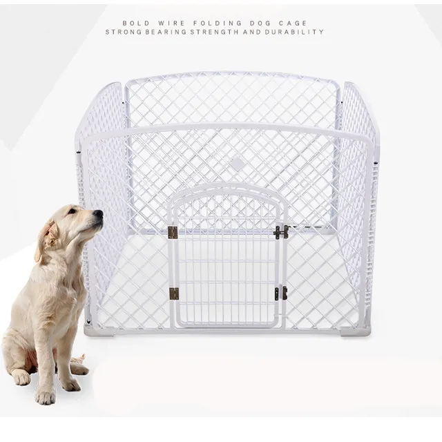 Outdoor Exercise Playpen Plastic Aluminum Pet Cage Dog Fence