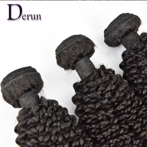Malaisien kinky curl noir noir humains vierges extensible <span class=keywords><strong>la</strong></span> haute qualité - Product Image 3