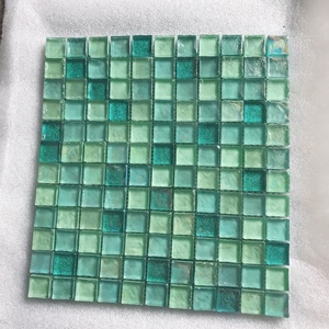 A buon mercato all'aperto di <span class=keywords><strong>mosaico</strong></span> di <span class=keywords><strong>vetro</strong></span> per il nuoto piscina piastrelle - Product Image 2