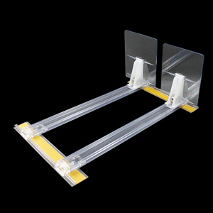 Diviseurs et poussoirs réglables de poussoir d'étagère de Cigarettes en plastique claires de bouteille de PVC pour des magasins de supermarché - Product Image 1