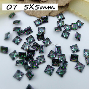 Nueva encanto negro afilado AB <span class=keywords><strong>Zircon</strong></span> Rhinestone del arte del clavo cristal <span class=keywords><strong>gema</strong></span> - Product Image 4