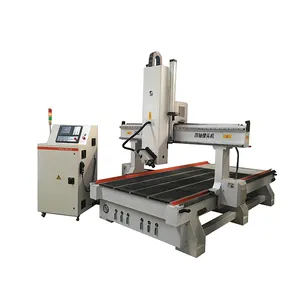 Yüksek hassasiyetli 4d cnc router 1325 1530 mil döndür sol sağ 90 derece cnc 4 eksen makine