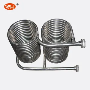 titanium serpentine, titanium serpentine evaporator, titanium pipe price exported to Brazil