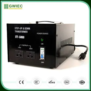 GWIEC Pas Cher Prix AC Électrique 5000W Intensifier Étape Transformateur 110V À 220V