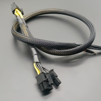 Arnés de Cableado con Conector Adaptador Eléctrico Automotriz de 6 y 4 Pines, Personalizado OEM/ODM, Conductor de Cobre Estañado, Aislamiento de PVC