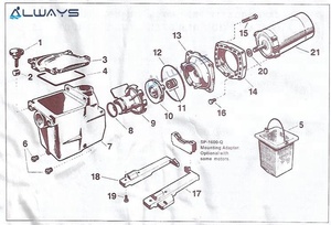 <span class=keywords><strong>HAYWARD</strong></span> 1.5HPウォーターポンプ電動ウォーターポンププール用 - Product Image 4