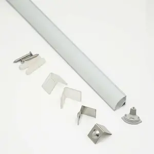 Perfil de aluminio para tira led, perfil de extrusión de aluminio de 1616 ángulos, fabricante