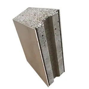 Yük taşıyan dikey beton 90mm EPS çimento sandviç duvar paneli