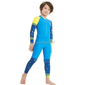 새로운 디자인 저렴한 어린이 전신 잠수복 다이빙 스킨 잠수복 어린이 수영복 - Product Image 3
