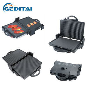 Piastra staccabile a due lati con piastra aperta a 180 gradi panini press grill grill elettrico a contatto - Product Image 4