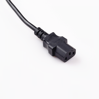 Câble d'alimentation CA à 3 broches HF, adaptateur pour prise PC, cordon d'alimentation électrique, fiche CA à 3 broches