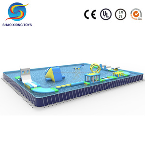 Personnalisé Commercial <span class=keywords><strong>Piscine</strong></span> D'eau Jeu Gonflable Défi Flottant Obstacle Cours Pour Vente - Product Image 2