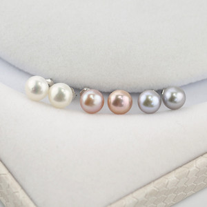 Feimefeirun — ensemble de <span class=keywords><strong>bijoux</strong></span> de perles, 8-9mm, boutons 3A couleurs mixtes, dernière collection de <span class=keywords><strong>bijoux</strong></span>, en argent 925 - Product Image 6