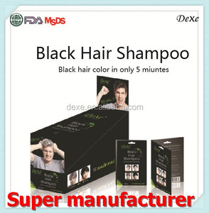 DEXE Magic Black Hair Shampoo Tinte de color que lava y usa champú <span class=keywords><strong>sin</strong></span> amoníaco y Ppd Seguro y saludable para humanos para hombres y mujeres - Product Image 2