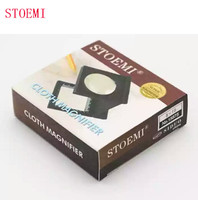 Loupe de mesure et d'inspection textile pliable STOEMI 1587S 8X (28Dpt, lentille 21mm) pour le lin et les tissus