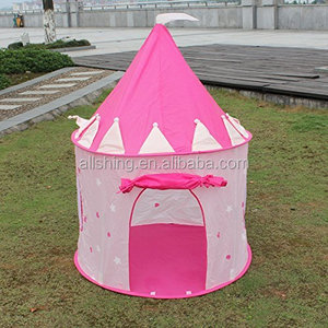 Tienda de Campaña de Juego con Forma de Castillo de Princesa al por Mayor <span class=keywords><strong>para</strong></span> Niñas, el Mejor Regalo de Navidad o <span class=keywords><strong>Cumpleaños</strong></span>, Tu Bebé Disfrutará de este Juego Plegable - Product Image 4