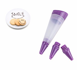 <span class=keywords><strong>Seringue</strong></span> à douilles en silicone pour pâtisserie, décoration de gâteaux et glaçage - Product Image 3