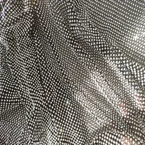 Aluminum Crystal Rhinestone Mesh Fabric for Hang Bag - China