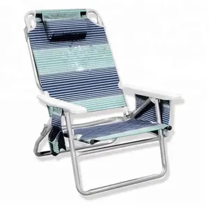 promotional gifts new fashion wholesale Outdoor Aluminium Folding Lightweight Beach Chair beach foldable chairs