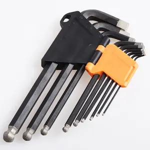 경적 9pcs torx 알렌 키 세트 스타 육각 키 렌치 공장 직접 공급