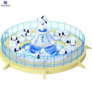 Phong cách mới vui chơi giải trí công viên thu hút snoopy chủ đề tự điều khiển máy bay rides cho trẻ em - Product Image 1