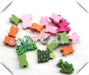 Multicolor mezclado lindo forma Animal de madera pintadas a gran - Product Image 3