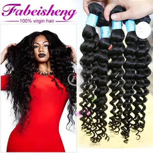 Alibaba express loose curly hair virgin human hair brazilian human hair