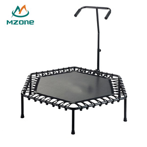 Artz — mini <span class=keywords><strong>trampoline</strong></span> d'intérieur, hexagone, pour fitness, pour adultes, avec barre de poignée - Product Image 3