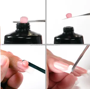 Arte de uñas de gel uv uñas acrílico gel constructor acrílico gel para uñas extensión poligel