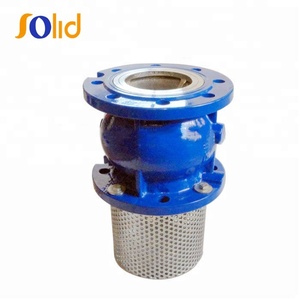DN300, PN16 sünek demir taban vanası paslanmaz çelik süzgeç ile - Product Image 6