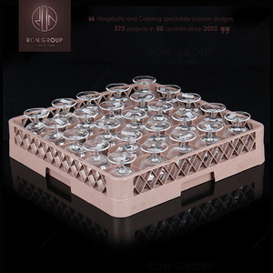 Cubiertos de cocina comercial, cesta para lavavajillas, restaurante, Hotel, taza de vidrio para beber, platos de almacenamiento de plástico, tendedero de exhibición - Product Image 4