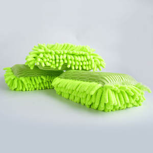 <span class=keywords><strong>Éponge</strong></span> en microfibre, Chenille, tampon de nettoyage <span class=keywords><strong>magique</strong></span>, <span class=keywords><strong>pour</strong></span> voiture, vente en gros, 100 pièces - Product Image 2