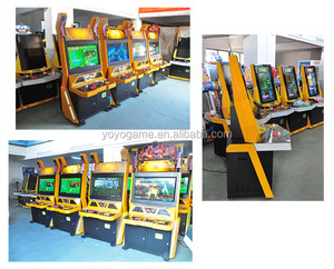 Borne d'arcade de combat et de tir à monnayeur 32 pouces pour 2 joueurs, avec plus de 1000 jeux intégrés, pour centres de jeux et usage domestique - Product Image 5