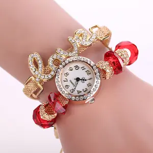 8สี2015 Cokoo ที่มีคุณภาพสูงสบายๆผู้หญิงนาฬิกาข้อมือทองอนาล็อกหนังแบรนด์แฟชั่นนาฬิการักขายส่งราคาถูก