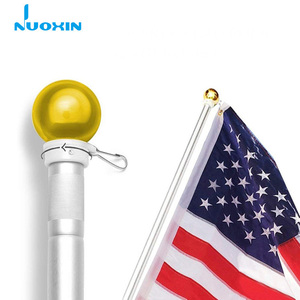 Tùy Chỉnh Treo Mỹ Thêu Góc Cờ Tường Với Treo Tường Nhôm Cờ Cực - Product Image 2