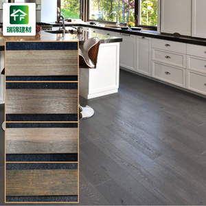 Oscuro grano de madera de cerezo 150x900 baldosas de madera antideslizante <span class=keywords><strong>mira</strong></span> porcelánico para habitaciones modernas - Product Image 6